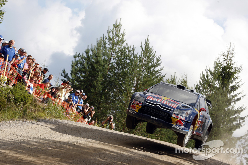 Kimi Raikkonen and Kaj Lindstrom, Citroën C4 WRC, Citroën Junior Team