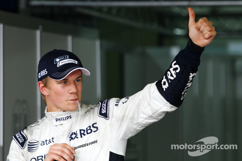 Ganador de la pole Nico Hulkenberg, Williams F1 Team