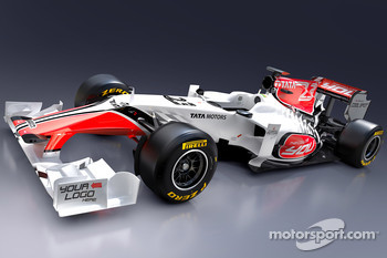 The new HRT Racing HRT F111 design for the 2011 F1 season