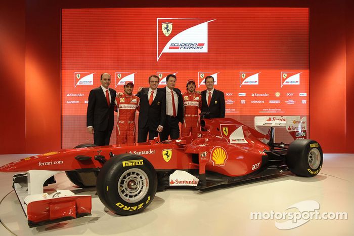 Presentación de la Ferrari F150 de 2011