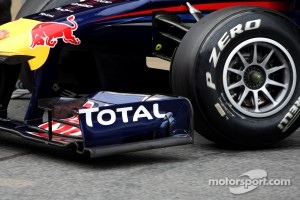 Red Bull Racing front wing detail