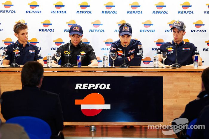 Dani Pedrosa, Casey Stoner, Andrea Dovizioso y Marc Márquez