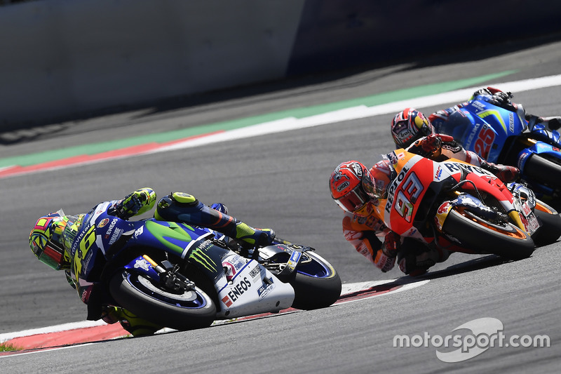 Valentino Rossi, Yamaha Factory Racing, Marc Marquez, Repsol Honda Team