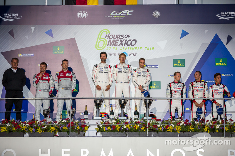 6h Mexiko: Podium