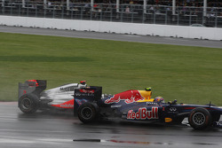 Lewis Hamilton, McLaren Mercedes e Mark Webber, Red Bull Racing