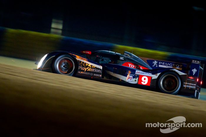 #9 Team Peugeot Total Peugeot 908: Sébastien Bourdais, Simon Pagenaud, Pedro Lamy