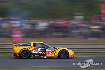 #50 Larbre Competition Chevrolet Corvette C6 ZR1: Patrick Bornhauser, Julien Canal, Gabriele Gardel