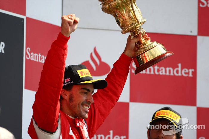 69- Fernando Alonso, 1º en el GP de Gran Bretaña 2011 con Ferrari