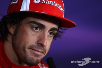 Second place Fernando Alonso, Scuderia Ferrari