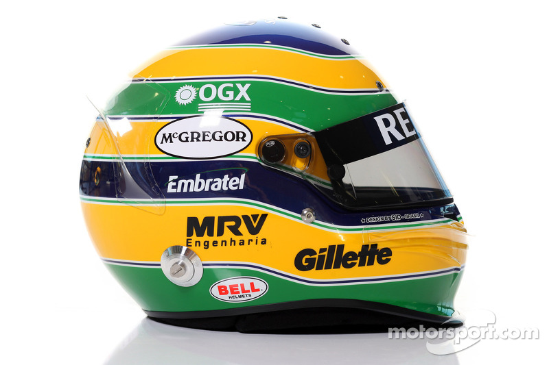 Casco de Bruno Senna, Williams F1 Team