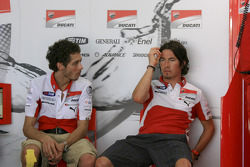Valentino Rossi y Nicky Hayden, Ducati Marlboro Team