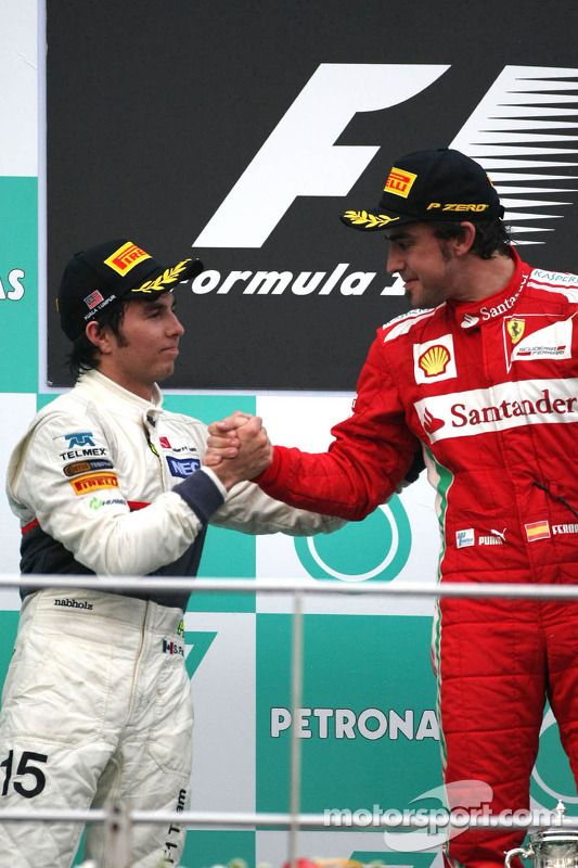 Sergio Pérez y Sauber F1 Team, Fernando Alonso, Scuderia Ferrari