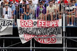 Banner for Felipe Massa, Ferrari and Rob Smedley, Ferrari Race Engineer