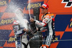 Podio: segundo lugar Dani Pedrosa, Repsol Honda Team