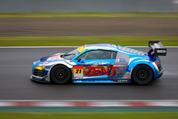 #21 Hitotsuyama Racing Audi R8 LMS: Cyndie Allemann, Akihiro Tsuzuki, Richard Lyons