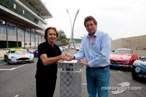 Emerson Fittipaldi, local promoter for the 6 Hours of Sao Paulo with Gerard Neveu, FIA WEC CEO