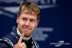 Pole winner Sebastian Vettel, Red Bull Racing
