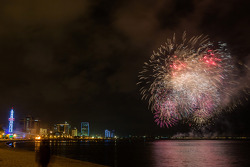 Vuurwerk in Baku