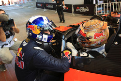 Sebastian Vettel et David Coulthard