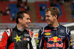 Jorge Lorenzo en Sebastian Vettel
