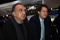 Sergio Marchionne (ITA), Ceo Fiat en John Elkann (ITA), President Fiat