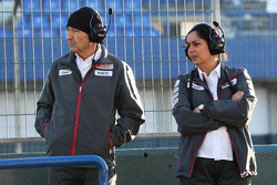 Peter Sauber et Monisha Kaltenborn, Sauber