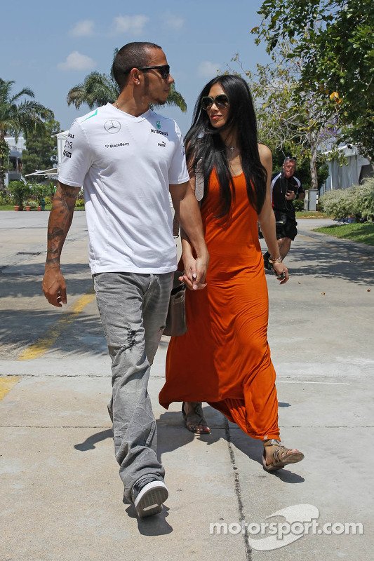 Nicole Scherzinger e Lewis Hamilton