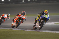 Valentino Rossi, Yamaha Factory Racing y Marc Márquez, Repsol Honda Team