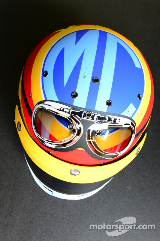 Capacete especial de Mike Conway