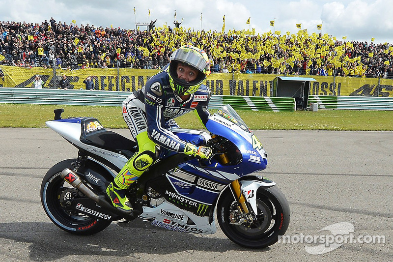 Race winner Valentino Rossi, Yamaha Factory Racing