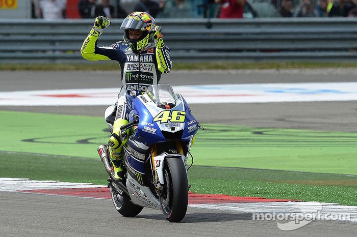 Ganador de la carrera Valentino Rossi, Yamaha Factory Racing