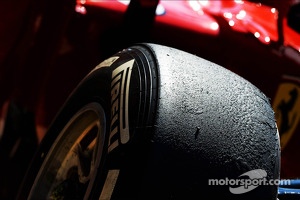 Pirelli tyre on a Ferrari F138