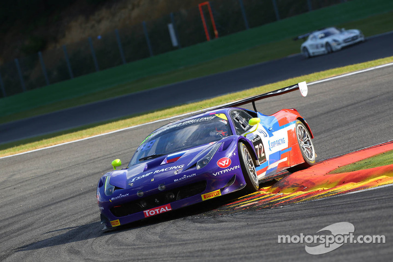 #72 SMP Racing Ferrari 458 Italia: Sergey Zlobin, Boris Rotenberg, Maurizio Mediani, Fabio Babini