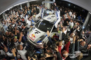 2022 champions Sébastien Ogier and Julien Ingrassia, Volkswagen Polo WRC, Volkswagen Motorsport