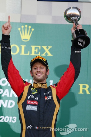 3rd place Romain Grosjean, Lotus F1 Team