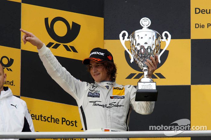 Podio: Roberto Merhi, Mercedes AMG DTM-Team HWA DTM Mercedes AMG C-Coupe en 2013