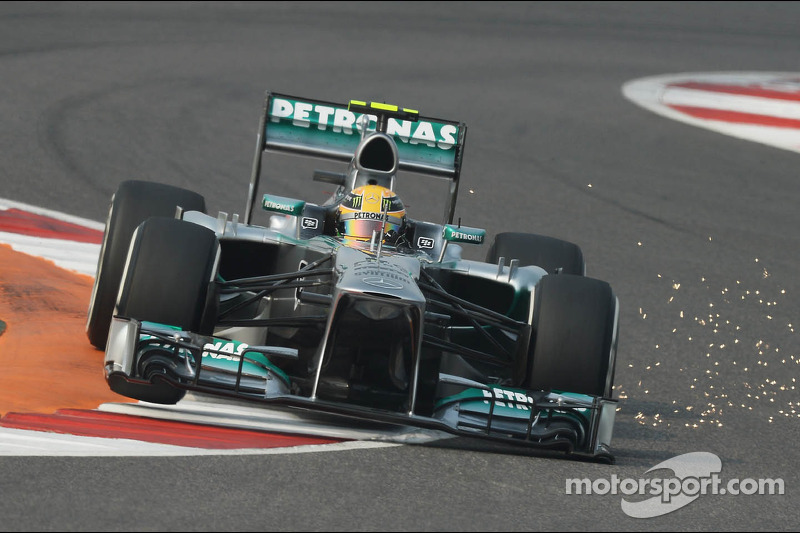 F1, Noida 2013: Lewis Hamilton, Mercedes F1 W04