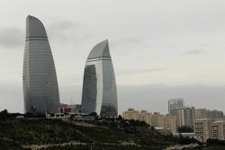 Een overzichtsfoto van Baku