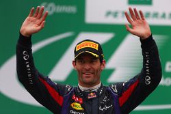 segundo colocado Mark Webber, Red Bull Racing