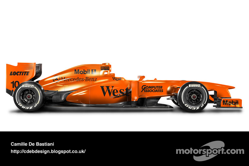 Formel-1-Auto im Retrodesign: McLaren 1997 (vor Saisonbeginn)