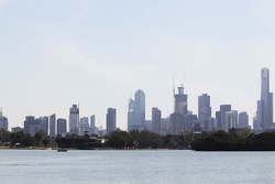 Melbourne por do sol