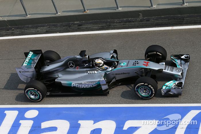 Lewis Hamilton, Mercedes W05, GP da Malásia de 2014