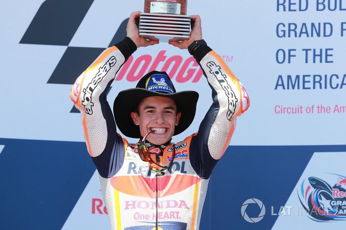 El ganador de la carrera Marc Marquez, Repsol Honda Team