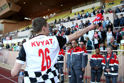 Daniil Kvyat, Scuderia Toro Rosso at the charity football match