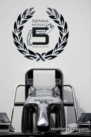 McLaren celebrate five Monaco GP victories for Ayrton Senna