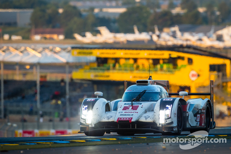 #1 Audi Sport Joest Takımı Audi R18 E-Tron Quattro: Lucas Di Grassi, Marc Gene, Tom Kristensen