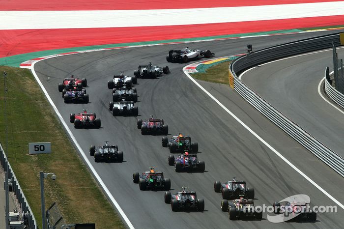 Inicio de la carrera