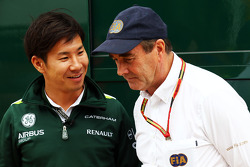Kamui Koabayashi avec Nigel Mansell