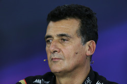 Federico Gastaldi, Lotus F1 Team director del equipo en la conferencia de prensa de la FIA