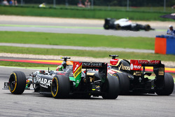 Sergio Pérez et Romain Grosjean